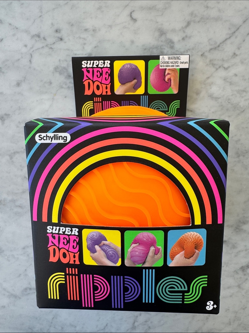 Super Nee Doh Ripples Sensory Squishy - Orange